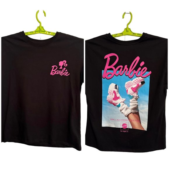 Mattel Tops - Barbie Mattel Women's XXL Black Graphic Short Sleeve Tee T-shirt Barbie